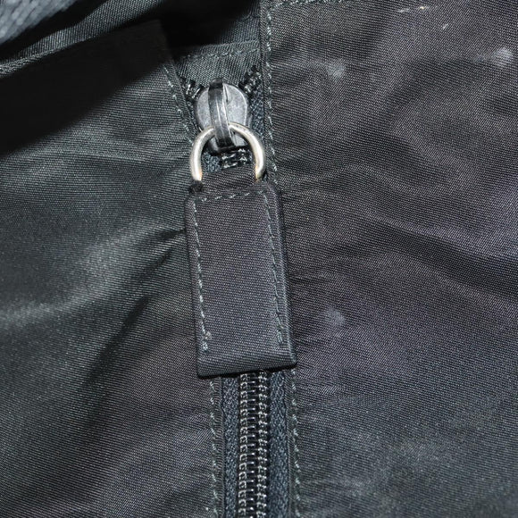 PRADA Kleiderschutzhülle Nylon Schwarz Silber Auth bs33522