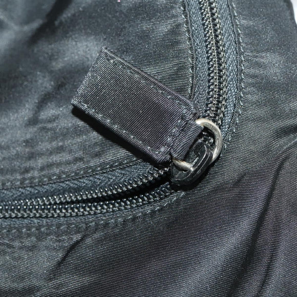 PRADA Kleiderschutzhülle Nylon Schwarz Silber Auth bs33522