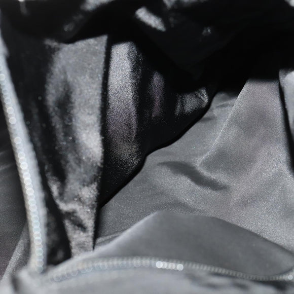 PRADA Kleiderschutzhülle Nylon Schwarz Silber Auth bs33522