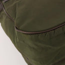 PRADA Shoulder Bag Nylon Silver Khaki Auth bs33524-13