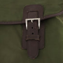 PRADA Shoulder Bag Nylon Silver Khaki Auth bs33524-14