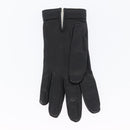 HERMES Gloves Leather Black Auth bs33528-13