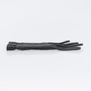 HERMES Gloves Leather Black Auth bs33528-15