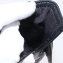 HERMES Gloves Leather Black Auth bs33528-18