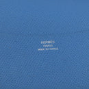 HERMES Day Planner Cover Leather Light Blue Auth bs33531-21
