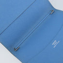 HERMES Day Planner Cover Leather Light Blue Auth bs33531-9