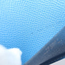 HERMES Day Planner Cover Leather Light Blue Auth bs33531-12