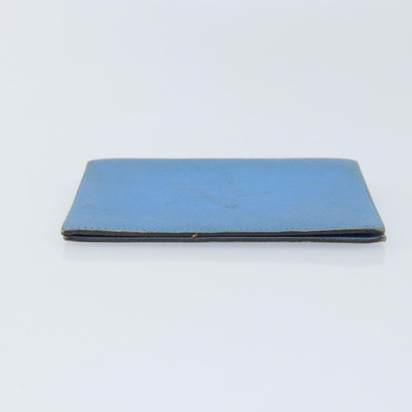 HERMES Day Planner Cover Leather Light Blue Auth bs33531
