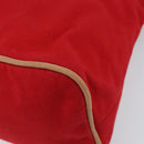 HERMES Bolide Pouch GM Canvas Red Auth bs33532-10