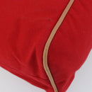 HERMES Bolide Pouch GM Canvas Red Auth bs33532-11