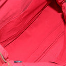 HERMES Bolide Pouch GM Canvas Red Auth bs33532-13