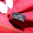 HERMES Bolide Pouch GM Canvas Red Auth bs33532-16