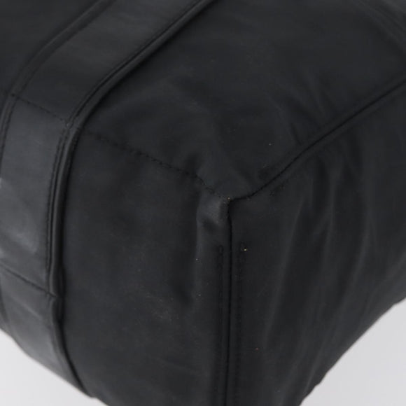HERMES Acape Luco PM Hand Bag Nylon Black Auth bs33535