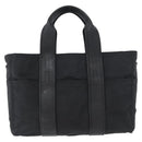 HERMES Acape Luco PM Hand Bag Nylon Black Auth bs33535-13