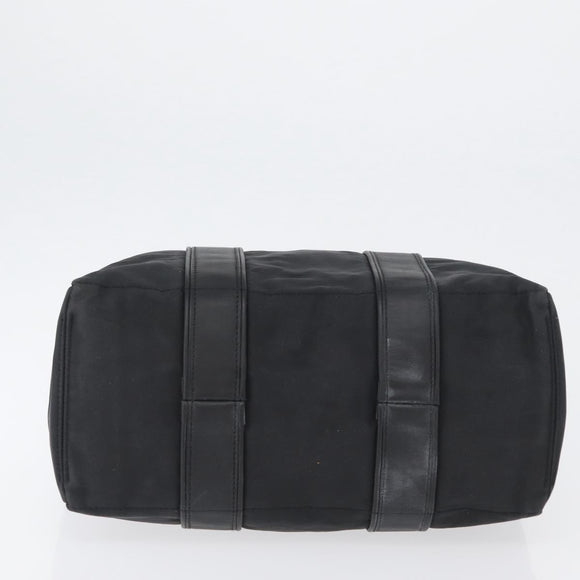 HERMES Acape Luco PM Hand Bag Nylon Black Auth bs33535