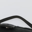 FENDI Mamma Baguette Hand Bag cotton Gray Silver Auth bs33536-8
