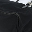 FENDI Hand Bag Nylon Black Silver Auth bs33538-15