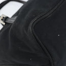 FENDI Hand Bag Nylon Black Silver Auth bs33538-16