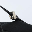FENDI Hand Bag Nylon Black Silver Auth bs33538-10