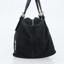 FENDI Hand Bag Nylon Black Silver Auth bs33538-3
