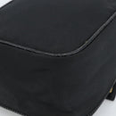 FENDI Hand Bag Canvas Black Gold Auth bs33540-17