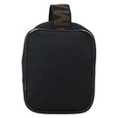 FENDI Hand Bag Canvas Black Gold Auth bs33540-2