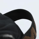 FENDI Hand Bag Canvas Black Gold Auth bs33540-14