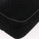 BALLY Chain Shoulder Bag Suede Black Gold Auth bs33547-11