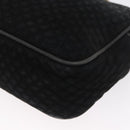 BALLY Chain Shoulder Bag Suede Black Gold Auth bs33547-12