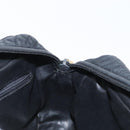 BALLY Chain Shoulder Bag Suede Black Gold Auth bs33547-19