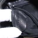 BALLY Chain Shoulder Bag Suede Black Gold Auth bs33547-23