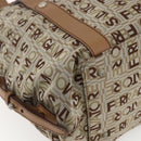 Salvatore Ferragamo Tote Bag Canvas Beige Auth bs33551-14