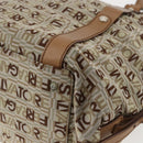 Salvatore Ferragamo Tote Bag Canvas Beige Auth bs33551-15