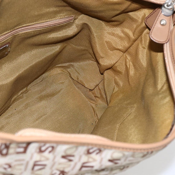 Salvatore Ferragamo Tote Bag Canvas Beige Auth bs33551