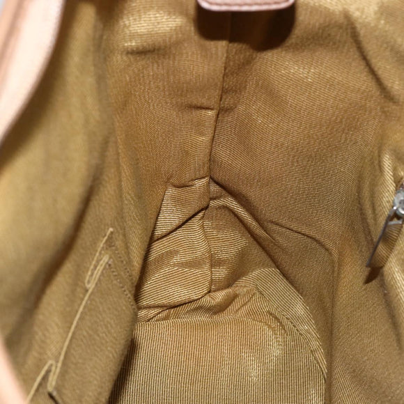 Salvatore Ferragamo Tote Bag Canvas Beige Auth bs33551