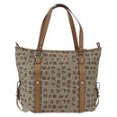 Salvatore Ferragamo Tote Bag Canvas Beige Auth bs33551-13