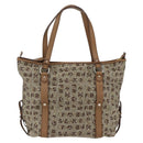 Salvatore Ferragamo Tote Bag Canvas Beige Auth bs33551-2
