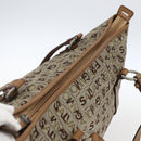 Salvatore Ferragamo Tote Bag Canvas Beige Auth bs33551-6