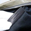 SAINT LAURENT Hand Bag Patent leather Khaki Silver 208314 Auth bs33552-22