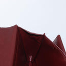 CARTIER Must Line Clutch Bag Leather Bordeaux Gold Auth bs33553-18