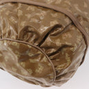 BOTTEGA VENETA Hand Bag Coated Canvas Beige Gold Auth bs33556-11