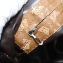 BOTTEGA VENETA Hand Bag Coated Canvas Beige Gold Auth bs33556-20