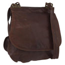BOTTEGA VENETA Shoulder Bag Leather Brown Auth bs33558-1