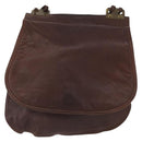 BOTTEGA VENETA Shoulder Bag Leather Brown Auth bs33558-13