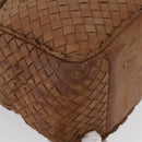 BOTTEGA VENETA Hand Bag Leather Brown Auth bs33559-9