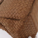 BOTTEGA VENETA Hand Bag Leather Brown Auth bs33559-15