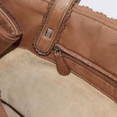 BOTTEGA VENETA Hand Bag Leather Brown Auth bs33559-20