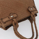BOTTEGA VENETA Hand Bag Leather Brown Auth bs33559-6