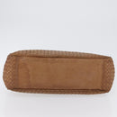 BOTTEGA VENETA Hand Bag Leather Brown Auth bs33559-5