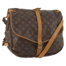 LOUIS VUITTON Monogram Saumur 35 Shoulder Bag M42254 LV Auth bs33561-1